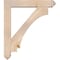 Ekena Millwork Imperial Arts and Crafts Smooth Bracket w/ Offset Brace, Douglas Fir, 7 1/2"W x 42"D x 48"H BKT0806X42X48IMP03SDF - alternate 2